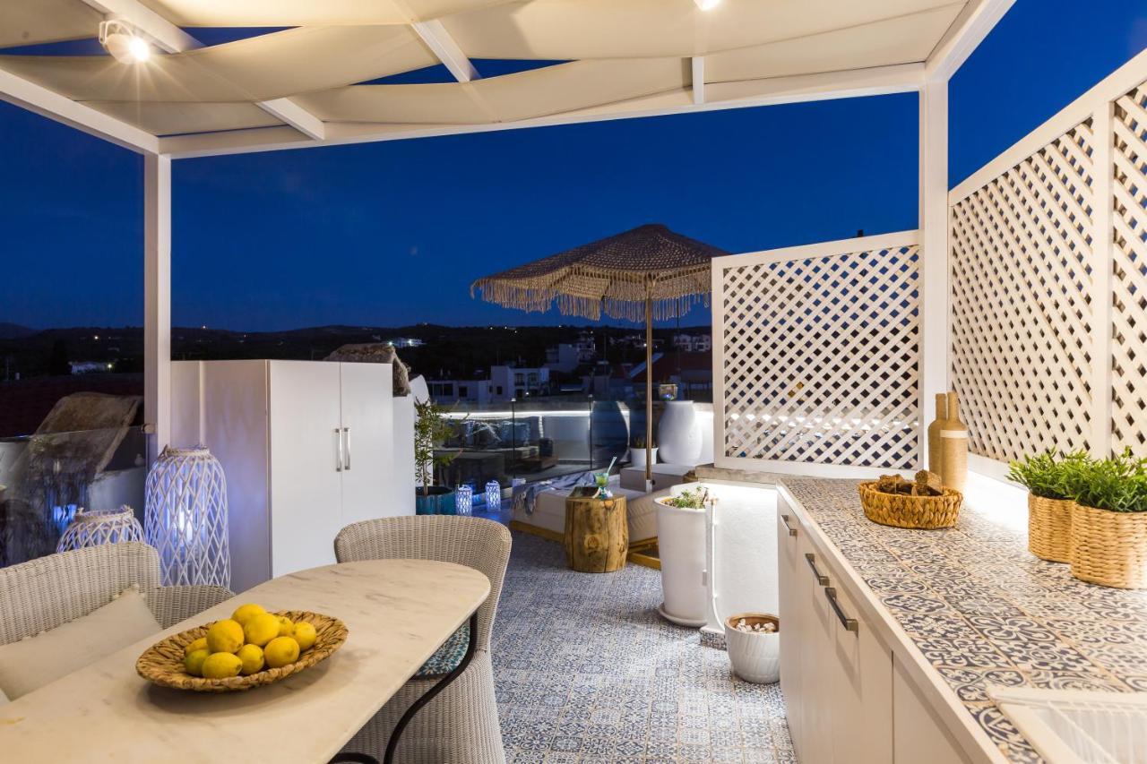 Stema Luxury Escape, Rooftop Jacuzzi & Panoramic Views Atsipopoulo Extérieur photo